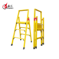 Fiberglass FRP insulation 3 step ladder with handrail